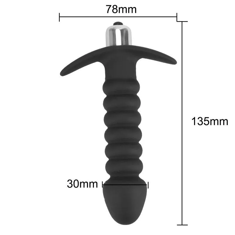 Chapelet anal XXL Onix noir