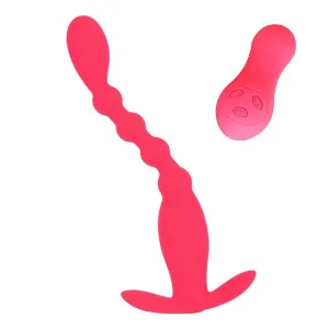 Chapelet Vibrant Anal Rechargeable en Silicone