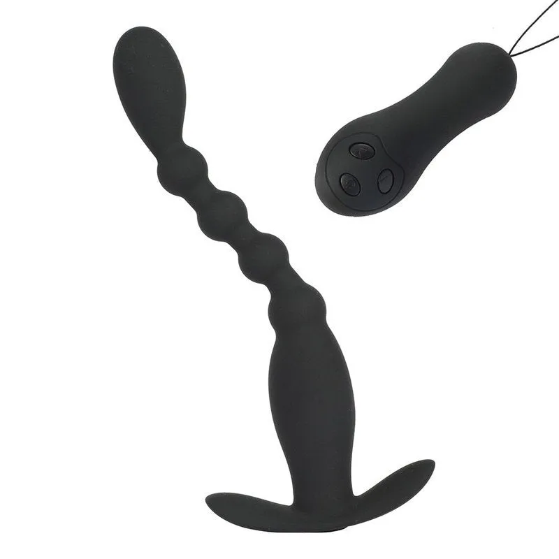 Chapelet Vibrant Anal Rechargeable en Silicone