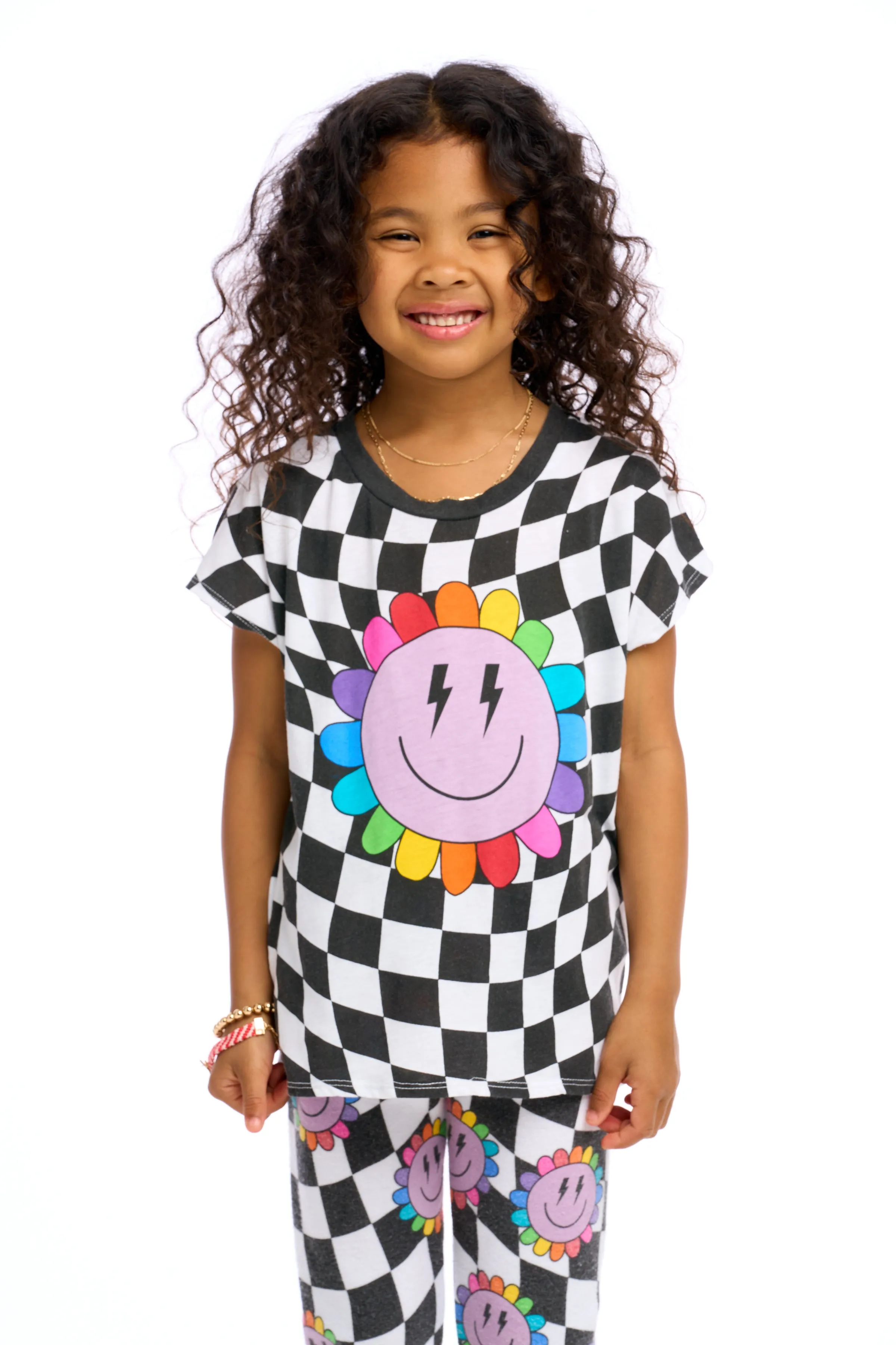 Chaser Checkered Daisy S/S Tee