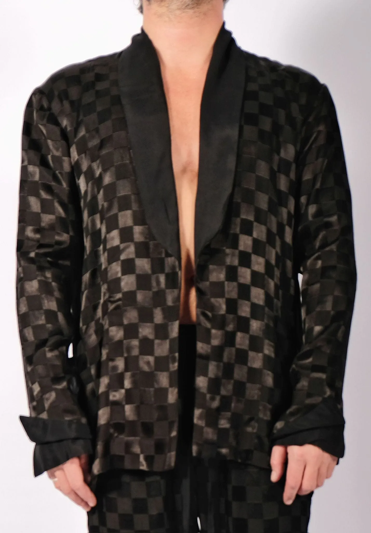 Checkered Blazer