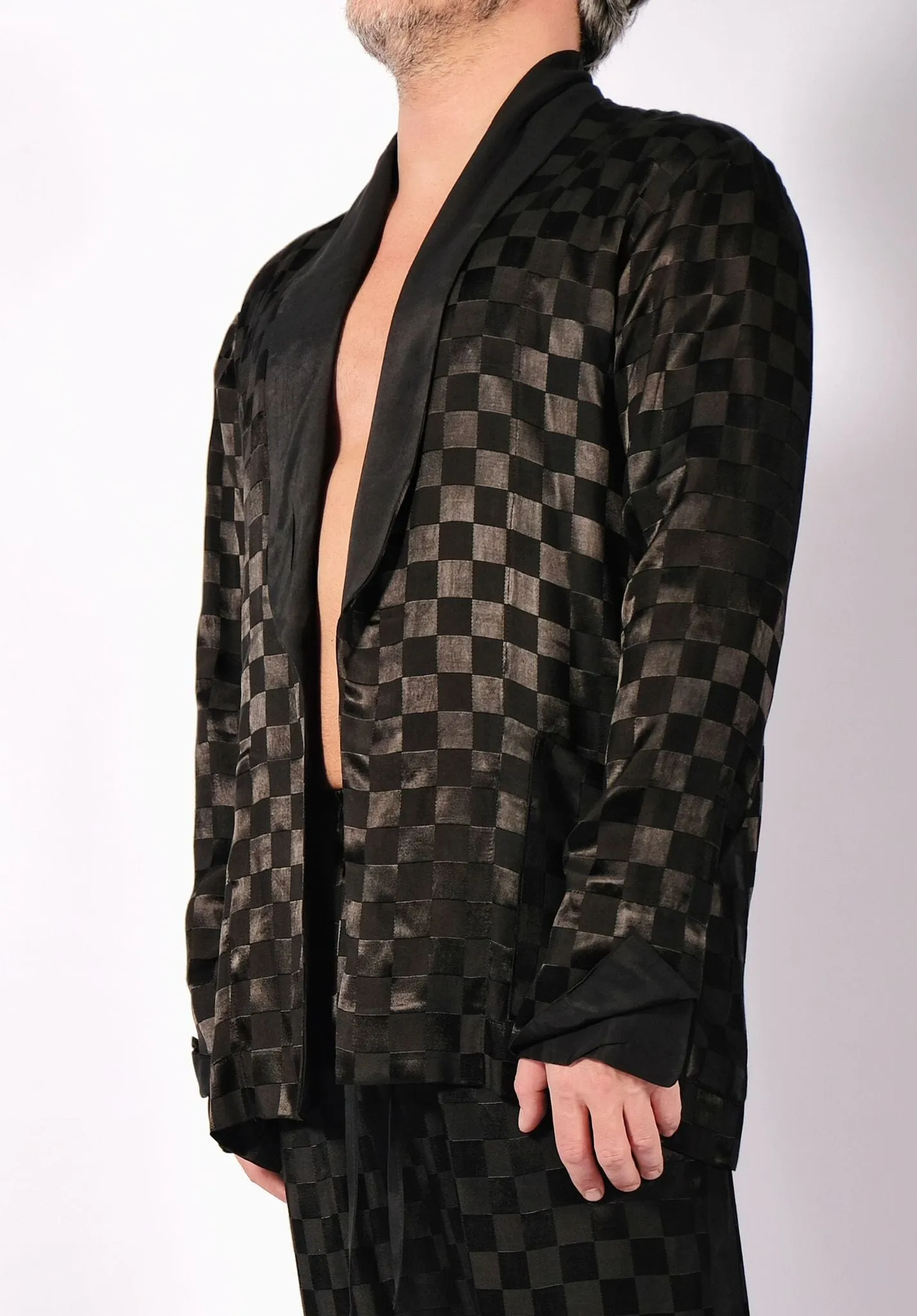 Checkered Blazer