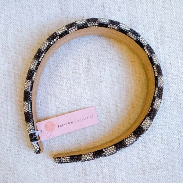 Checkered Glam Headband