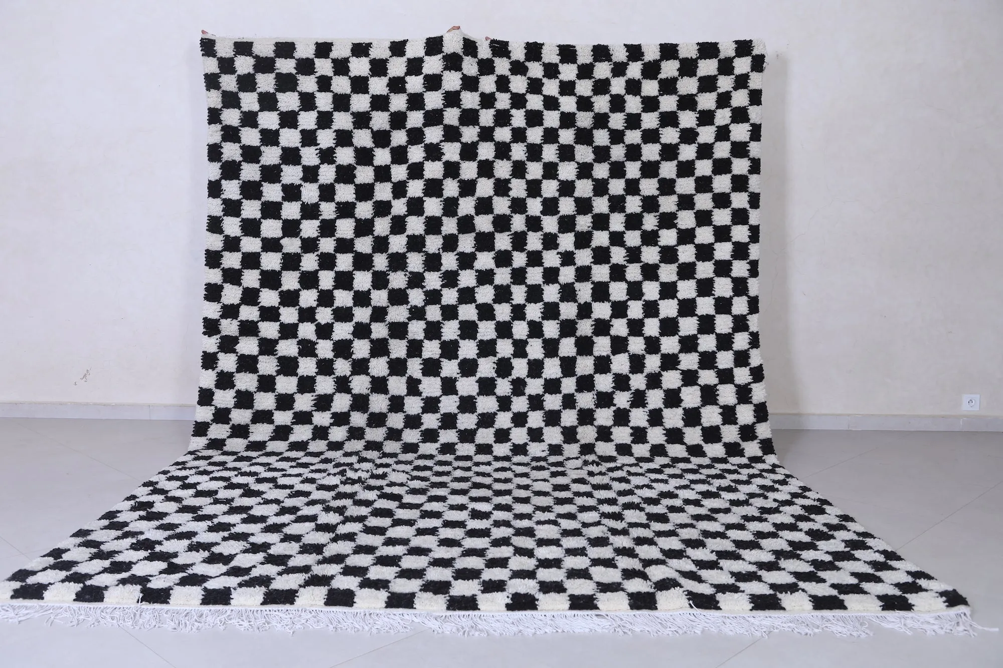 Checkered Moroccan rug - Handmade rug - Custom Rug