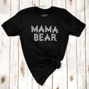Checkered "Mama Bear" Tee