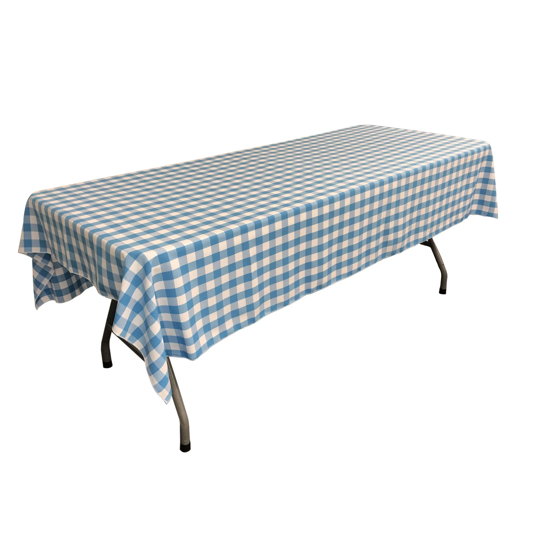 Checkered Rectangular Tablecloth 60 by 108-Inch