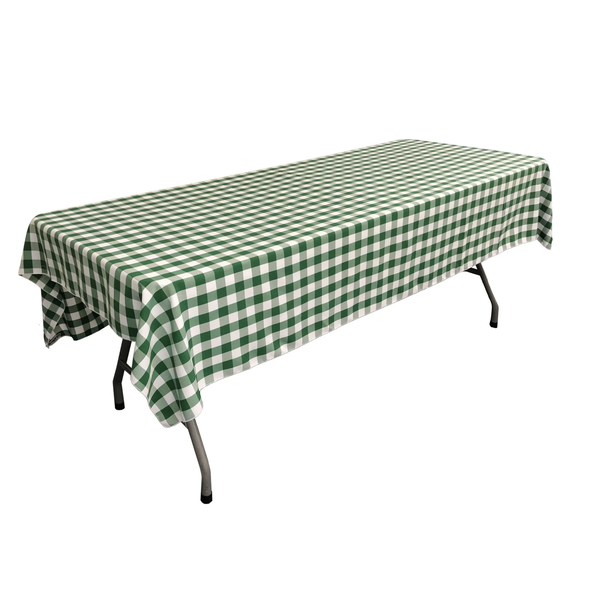 Checkered Rectangular Tablecloth 60 by 108-Inch