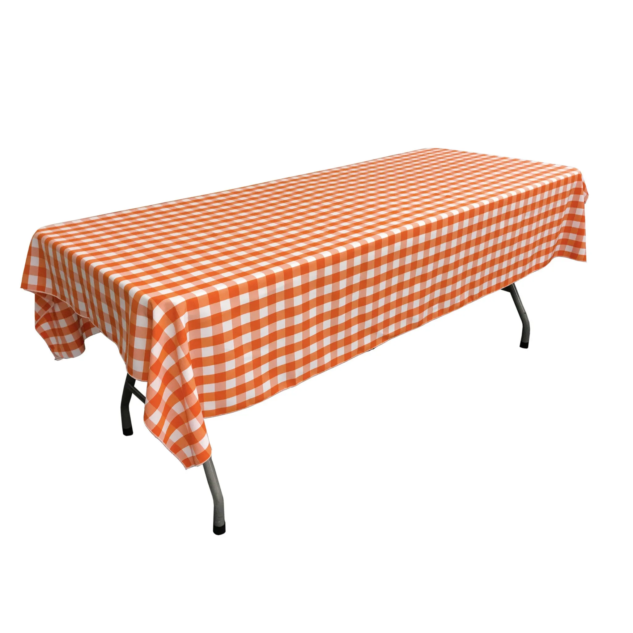 Checkered Rectangular Tablecloth 60 by 108-Inch