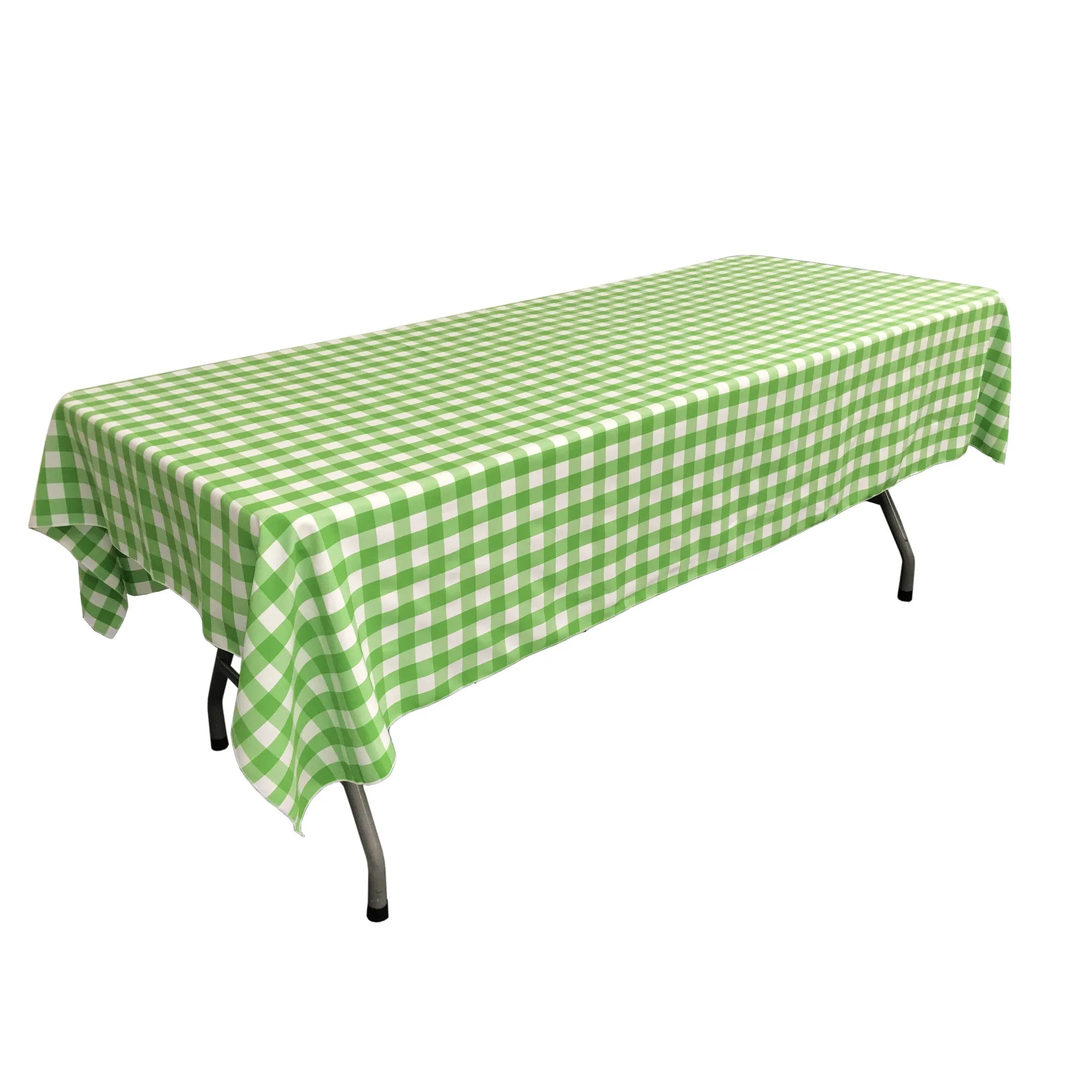 Checkered Rectangular Tablecloth 60 by 108-Inch