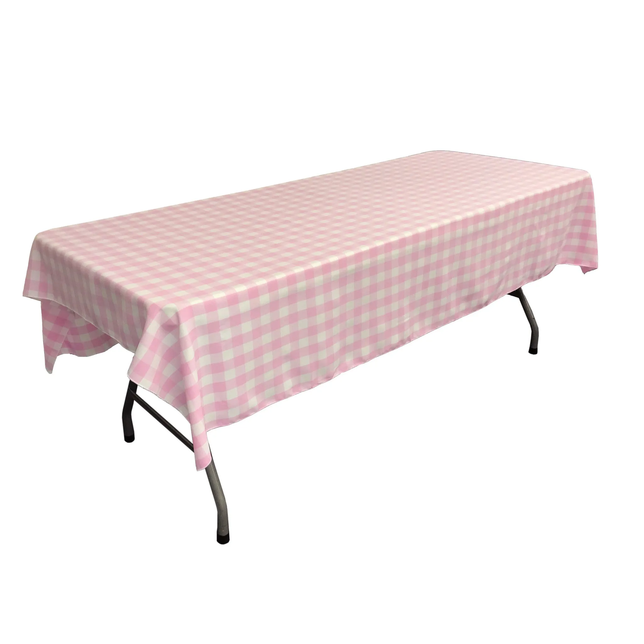 Checkered Rectangular Tablecloth 60 by 108-Inch