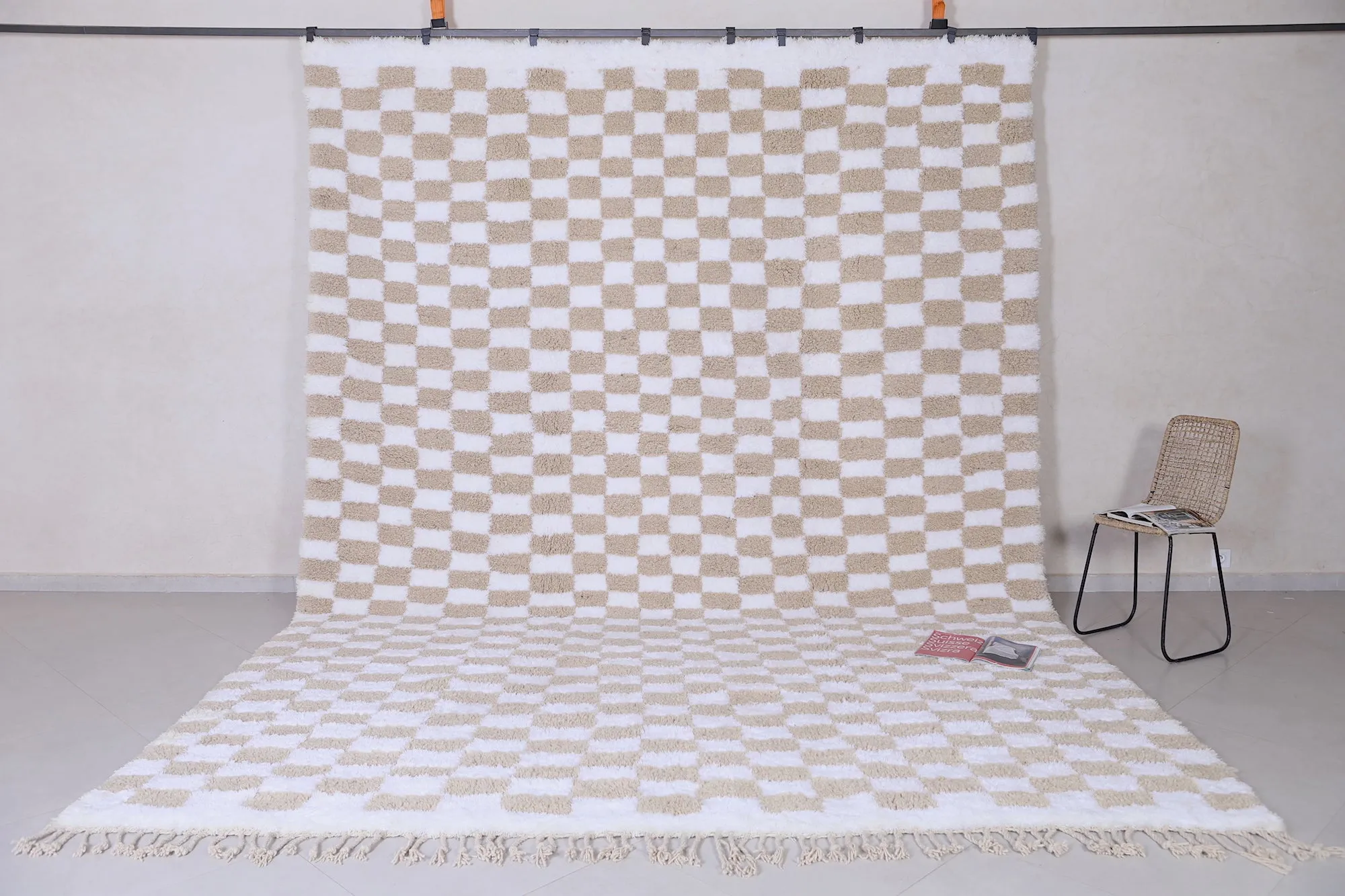 Checkered rug - Custom area rug - Moroccan rug