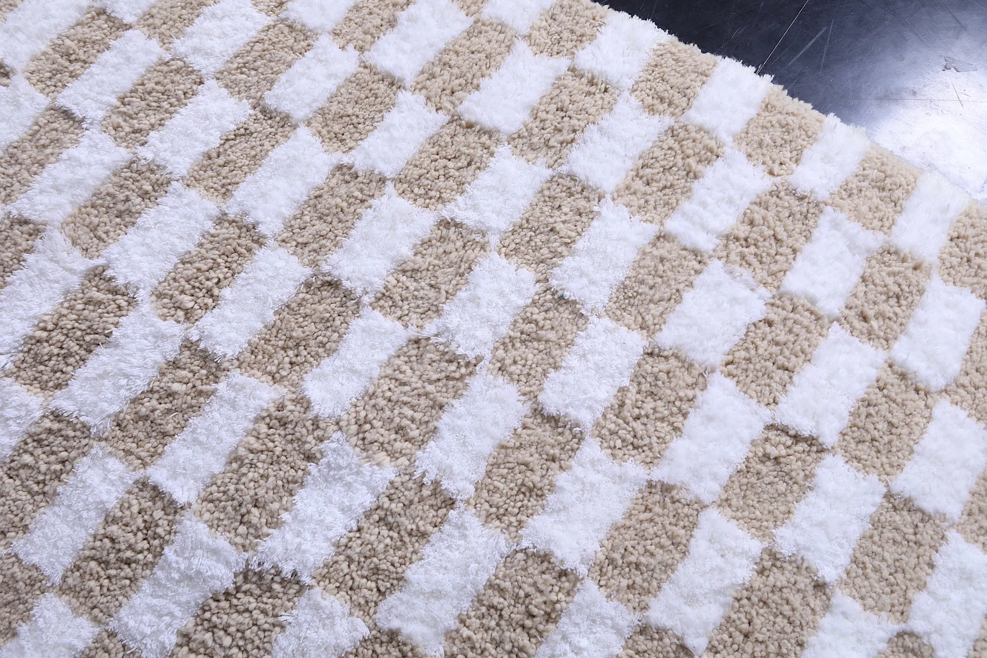 Checkered rug - Custom area rug - Moroccan rug