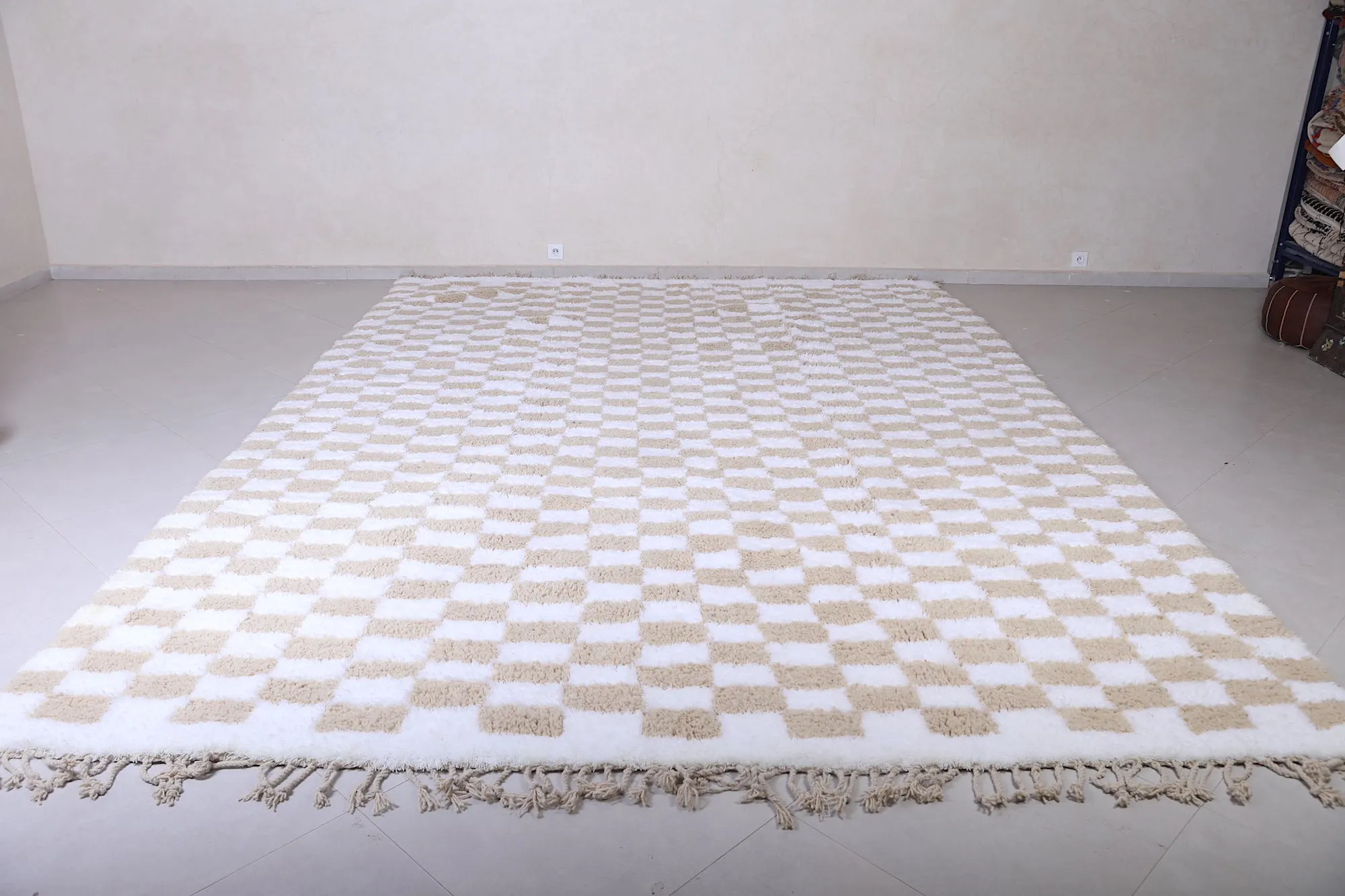 Checkered rug - Custom area rug - Moroccan rug