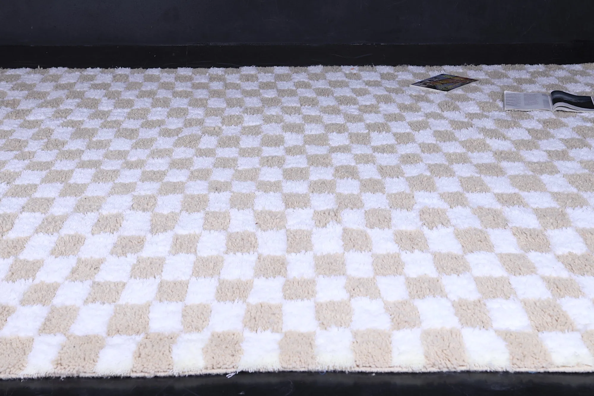 Checkered rug - Custom area rug - Moroccan rug