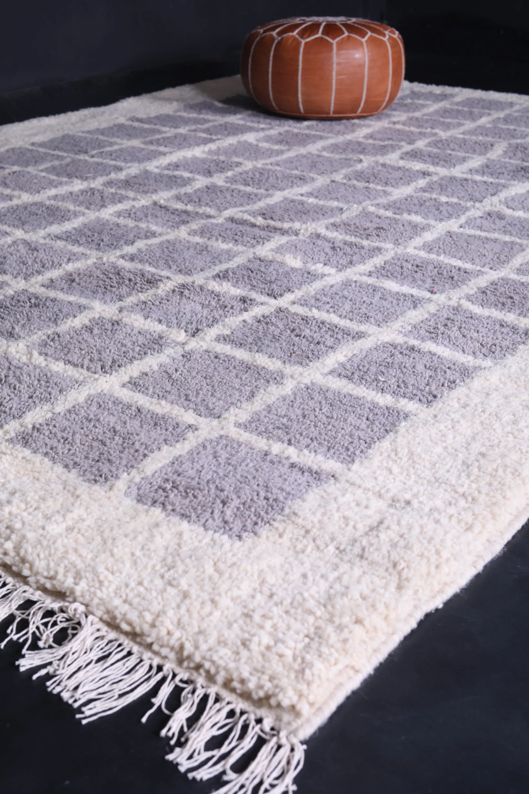 Checkered rug - Handmade Berber Wool Rug - Custom area rug