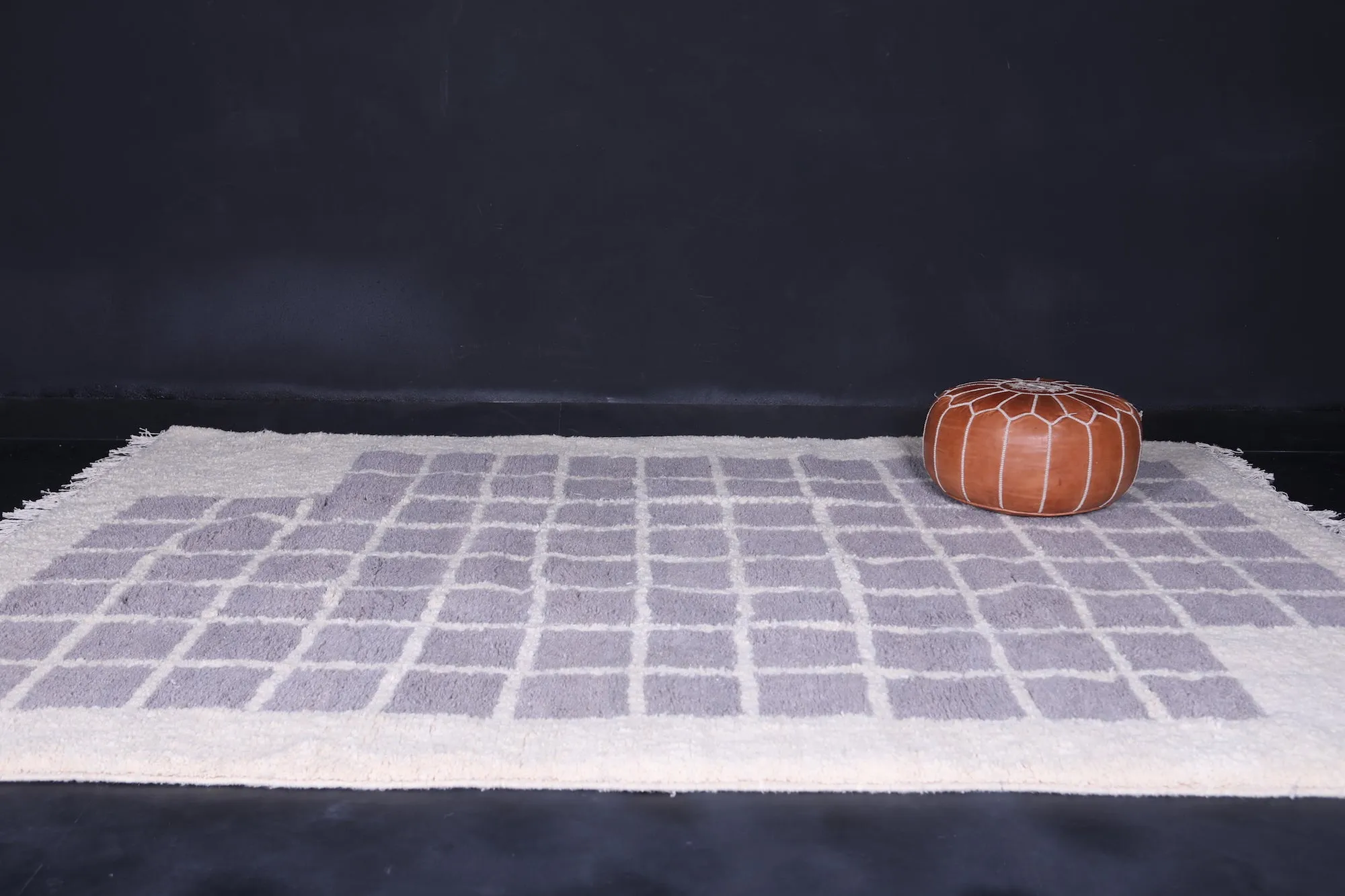 Checkered rug - Handmade Berber Wool Rug - Custom area rug