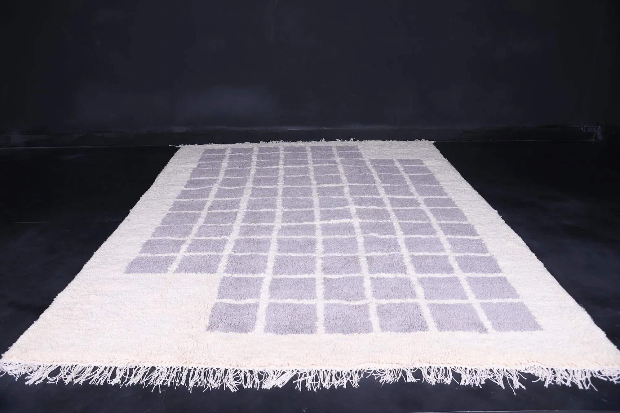Checkered rug - Handmade Berber Wool Rug - Custom area rug