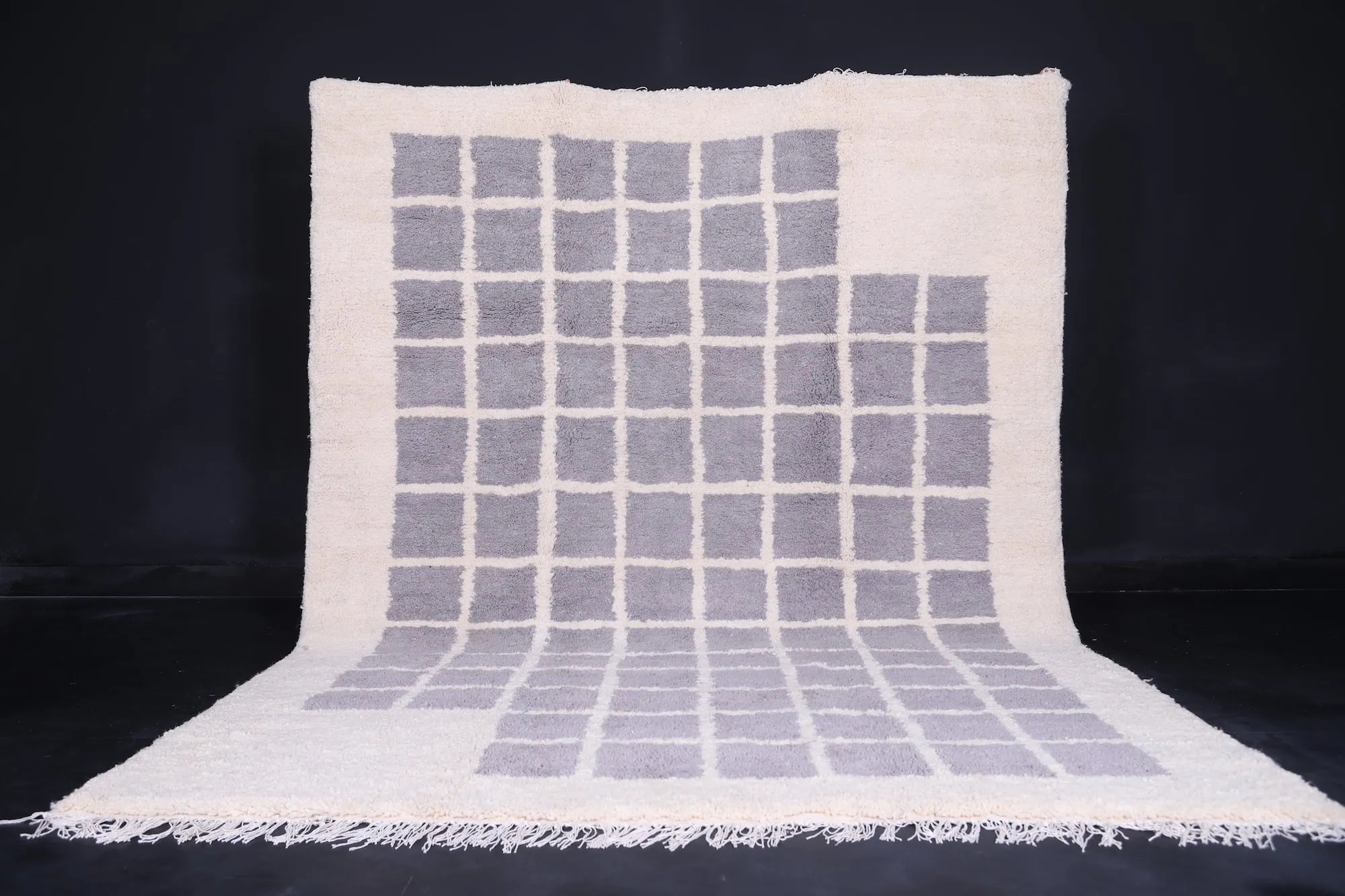 Checkered rug - Handmade Berber Wool Rug - Custom area rug