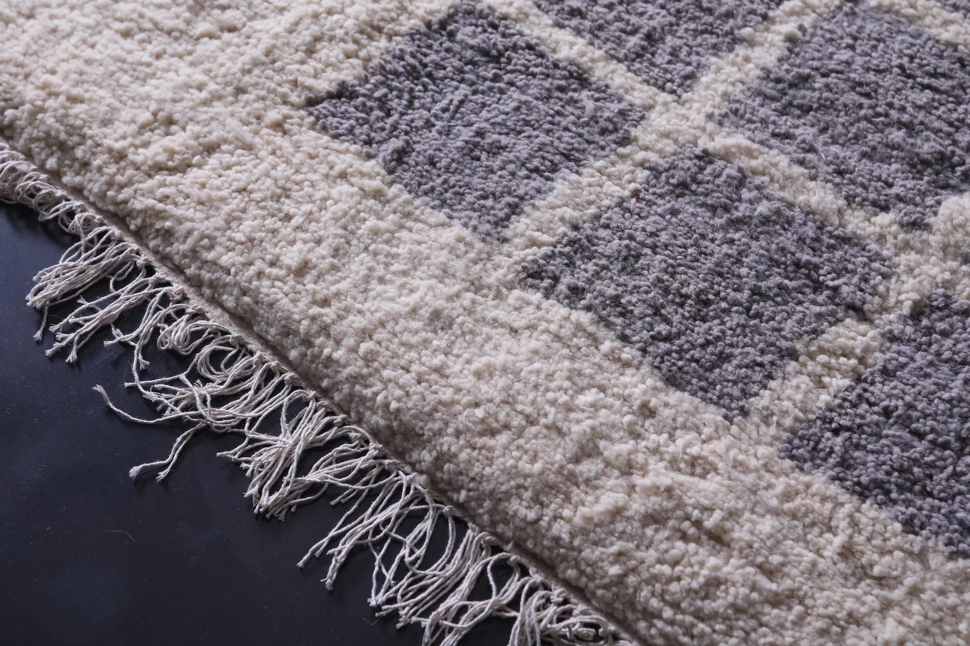 Checkered rug - Handmade Berber Wool Rug - Custom area rug