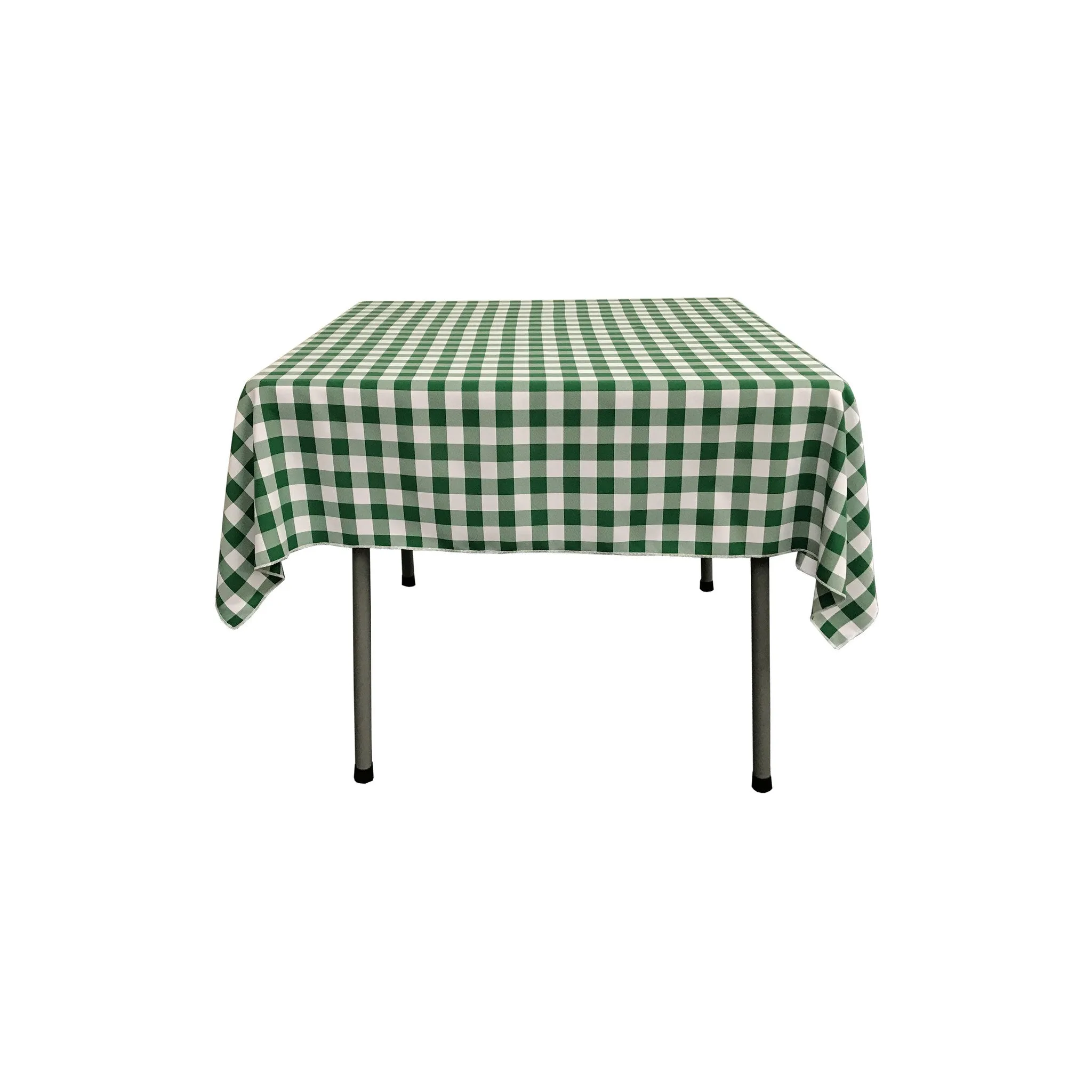 Checkered Square Tablecloth 58 by 58-Inch