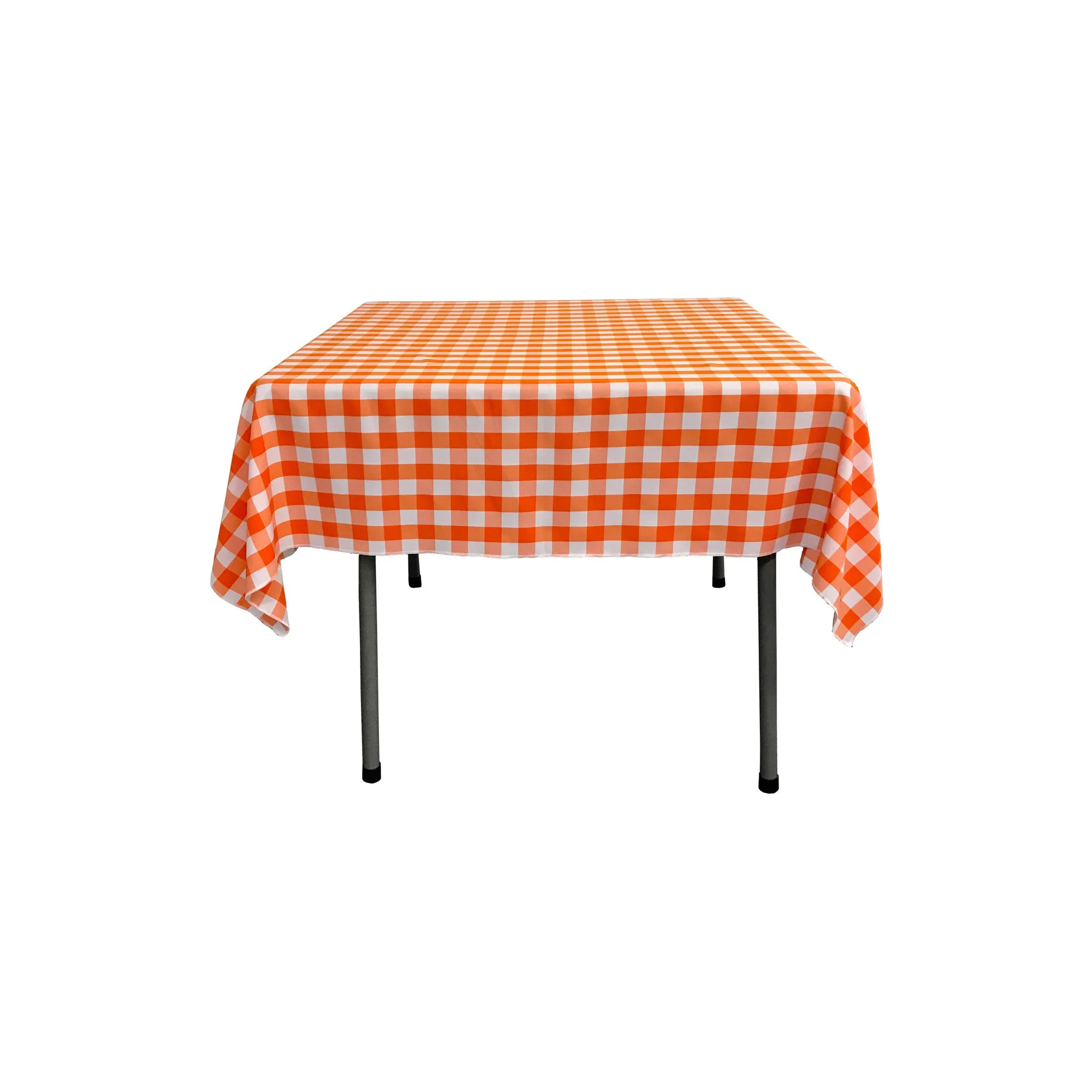Checkered Square Tablecloth 58 by 58-Inch