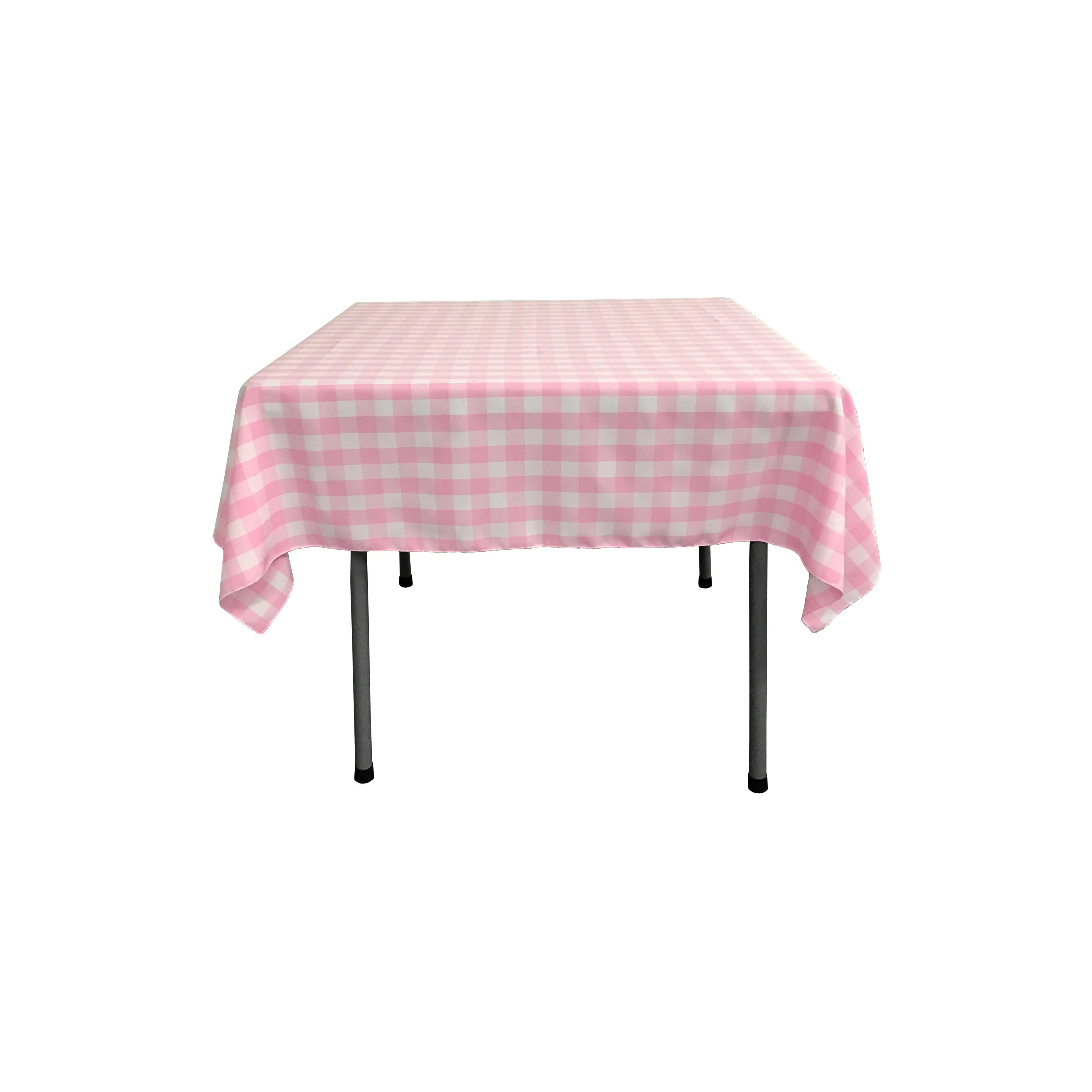 Checkered Square Tablecloth 58 by 58-Inch
