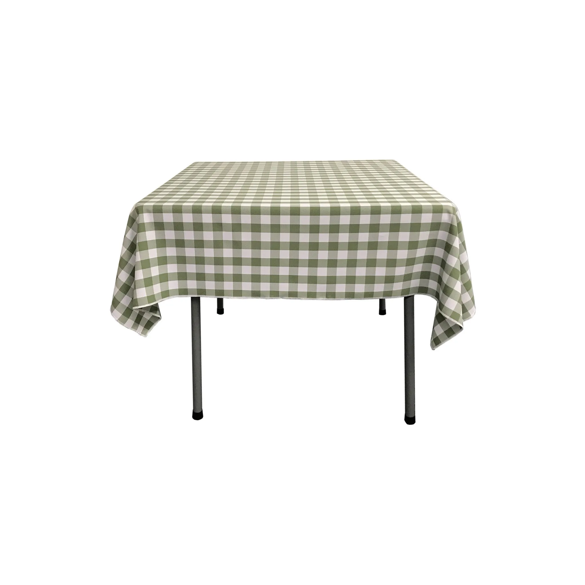 Checkered Square Tablecloth 58 by 58-Inch