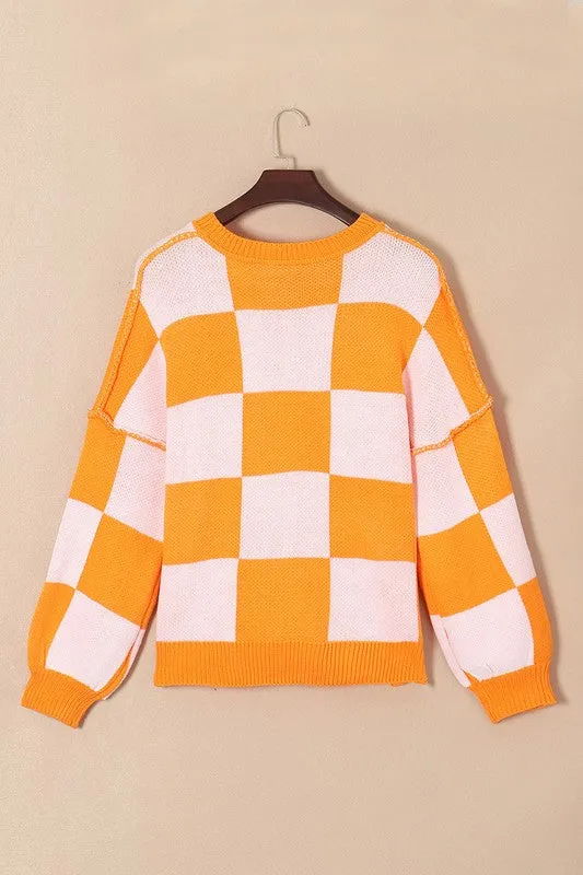 Checkered Sweater
