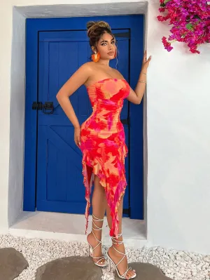 Cherry Vibes: Vestido de verano anudado y romántico