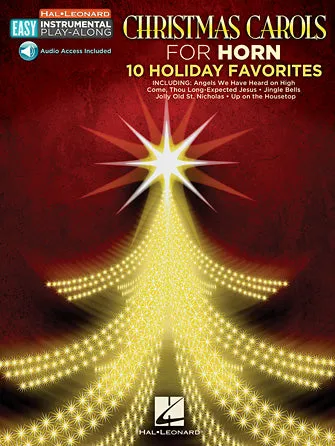 Christmas Carols - 10 Holiday Favorites (Easy Instrumental Play-Along Book with Online Audio Tracks)