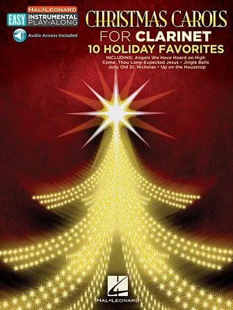 Christmas Carols - 10 Holiday Favorites (Easy Instrumental Play-Along Book with Online Audio Tracks)