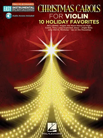 Christmas Carols - 10 Holiday Favorites (Easy Instrumental Play-Along Book with Online Audio Tracks)