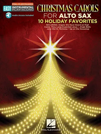 Christmas Carols - 10 Holiday Favorites (Easy Instrumental Play-Along Book with Online Audio Tracks)