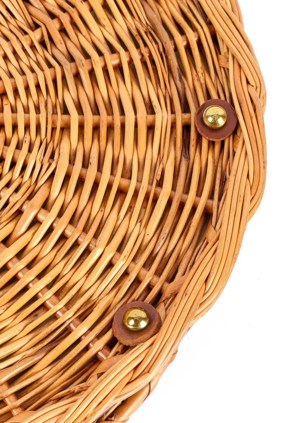 Circular Wicker Bag