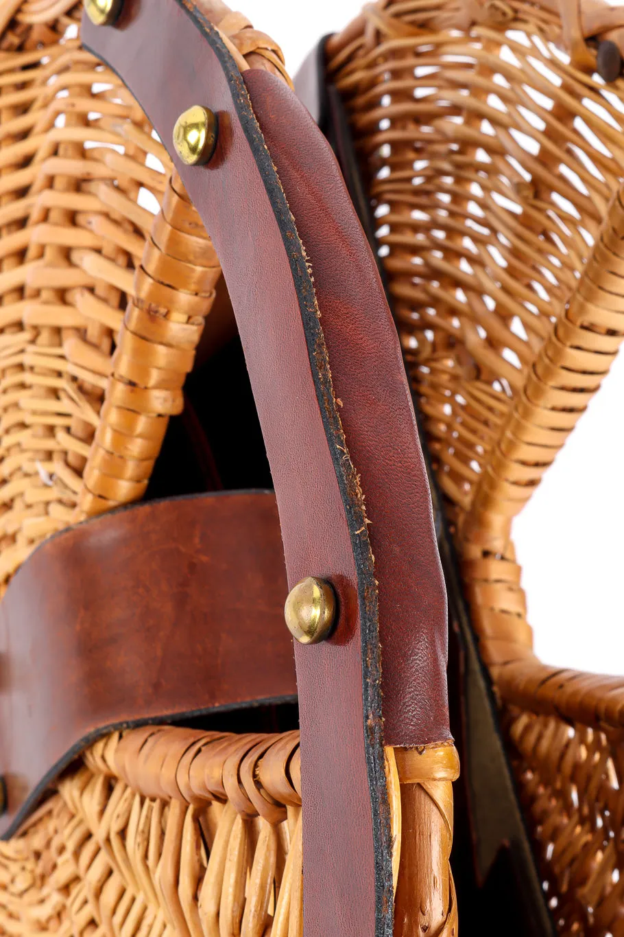 Circular Wicker Bag