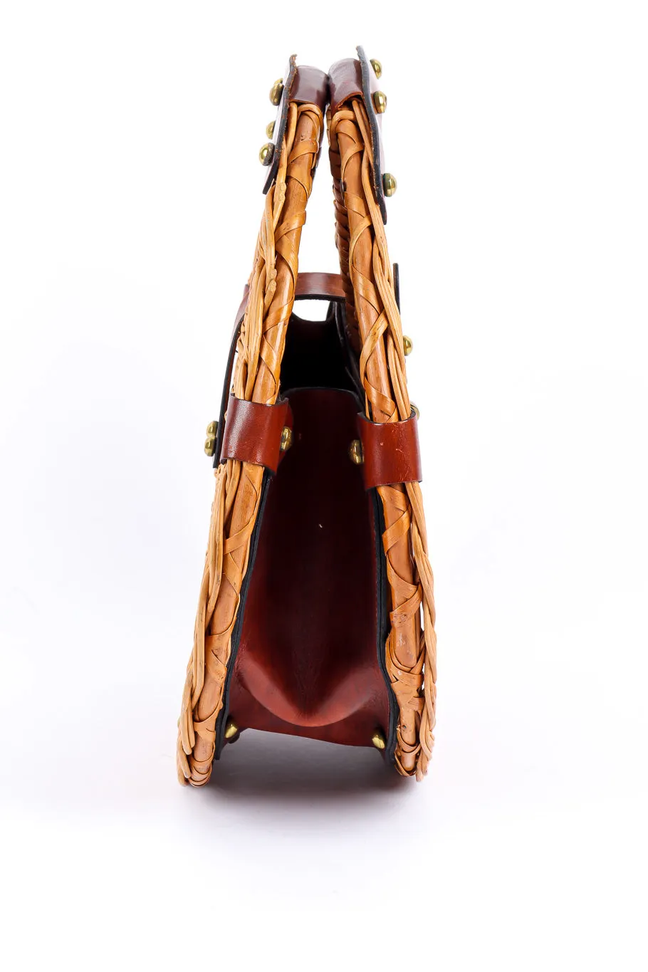 Circular Wicker Bag