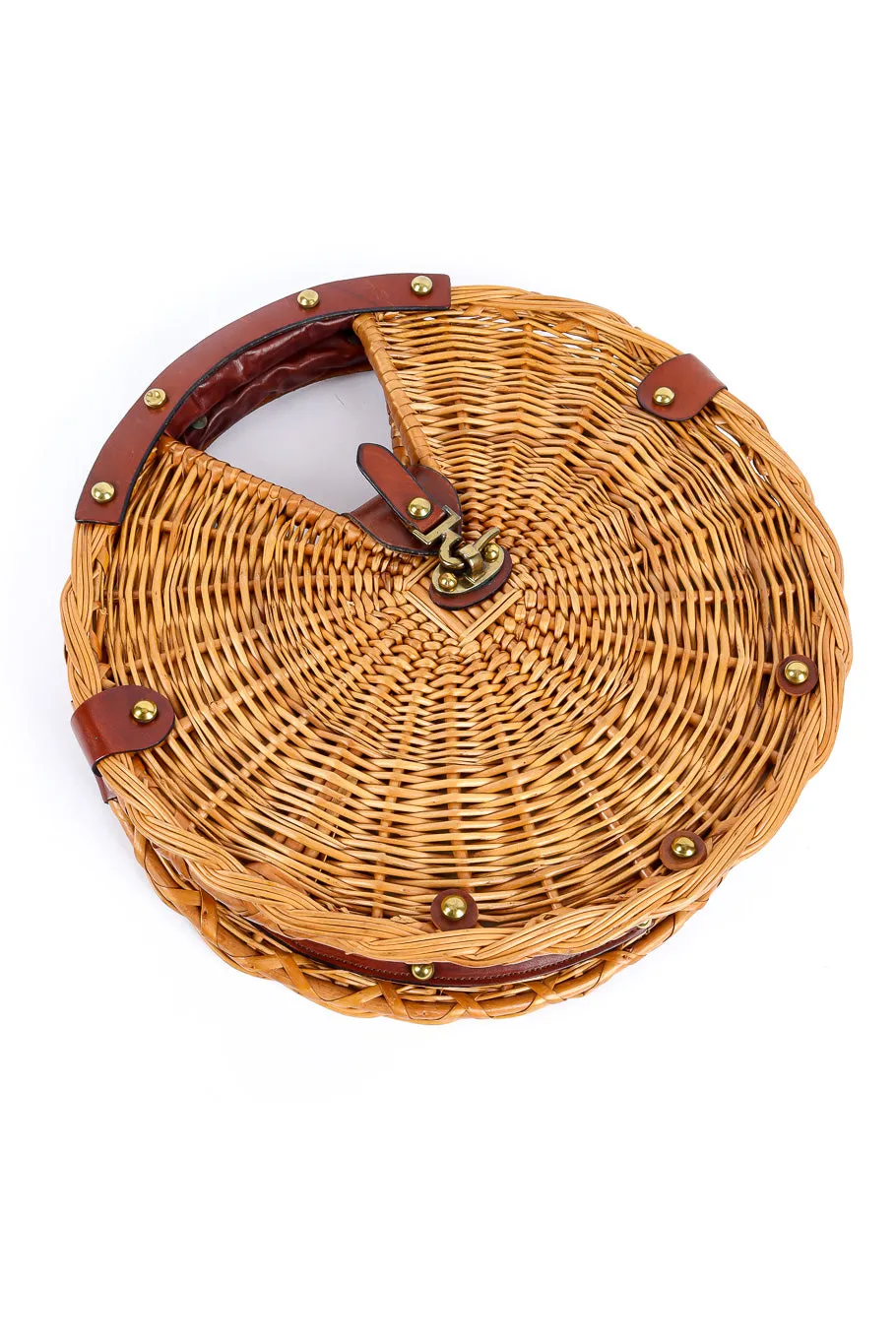 Circular Wicker Bag