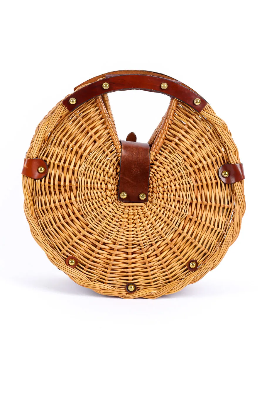 Circular Wicker Bag