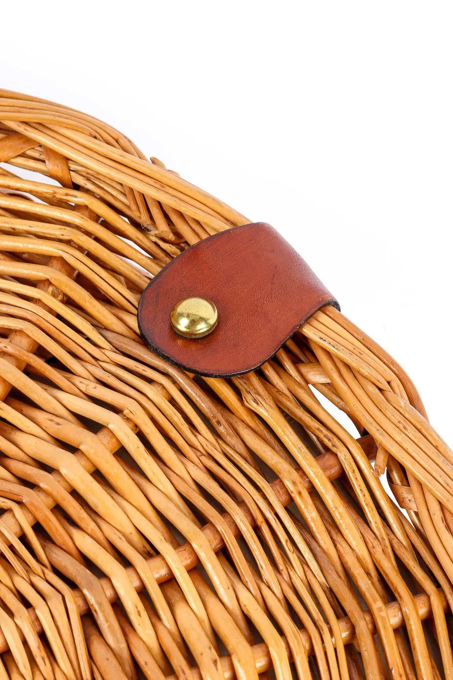 Circular Wicker Bag