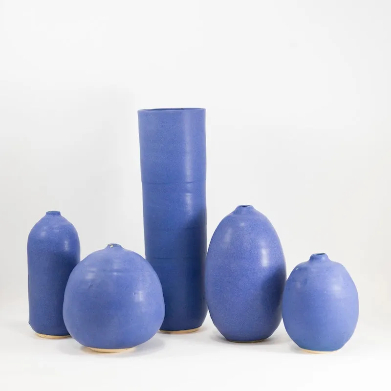 Cobalt Small Oval Vase