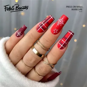 Coffin Checkered pattern Red
