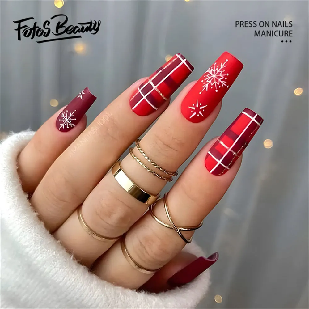 Coffin Checkered pattern Red