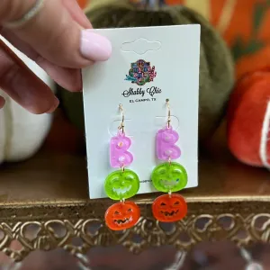 Colorful BOO Earrings