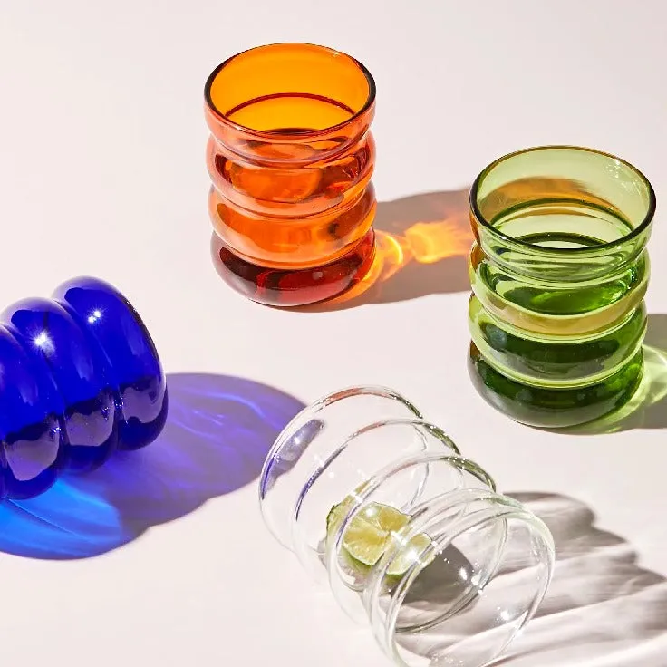 Colorful Bubble Glass Cups