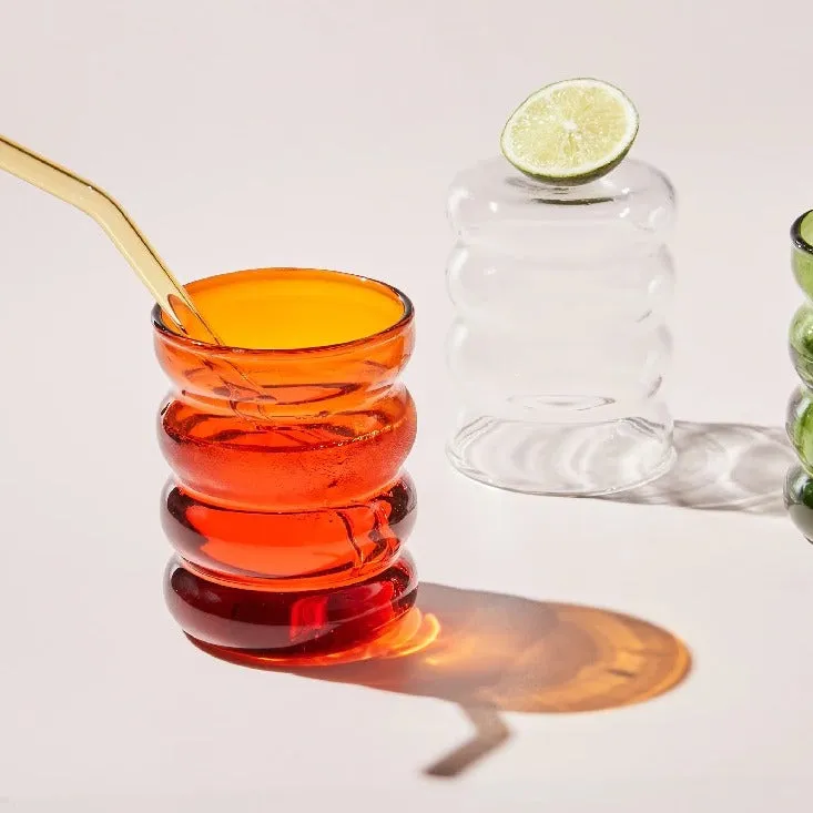 Colorful Bubble Glass Cups