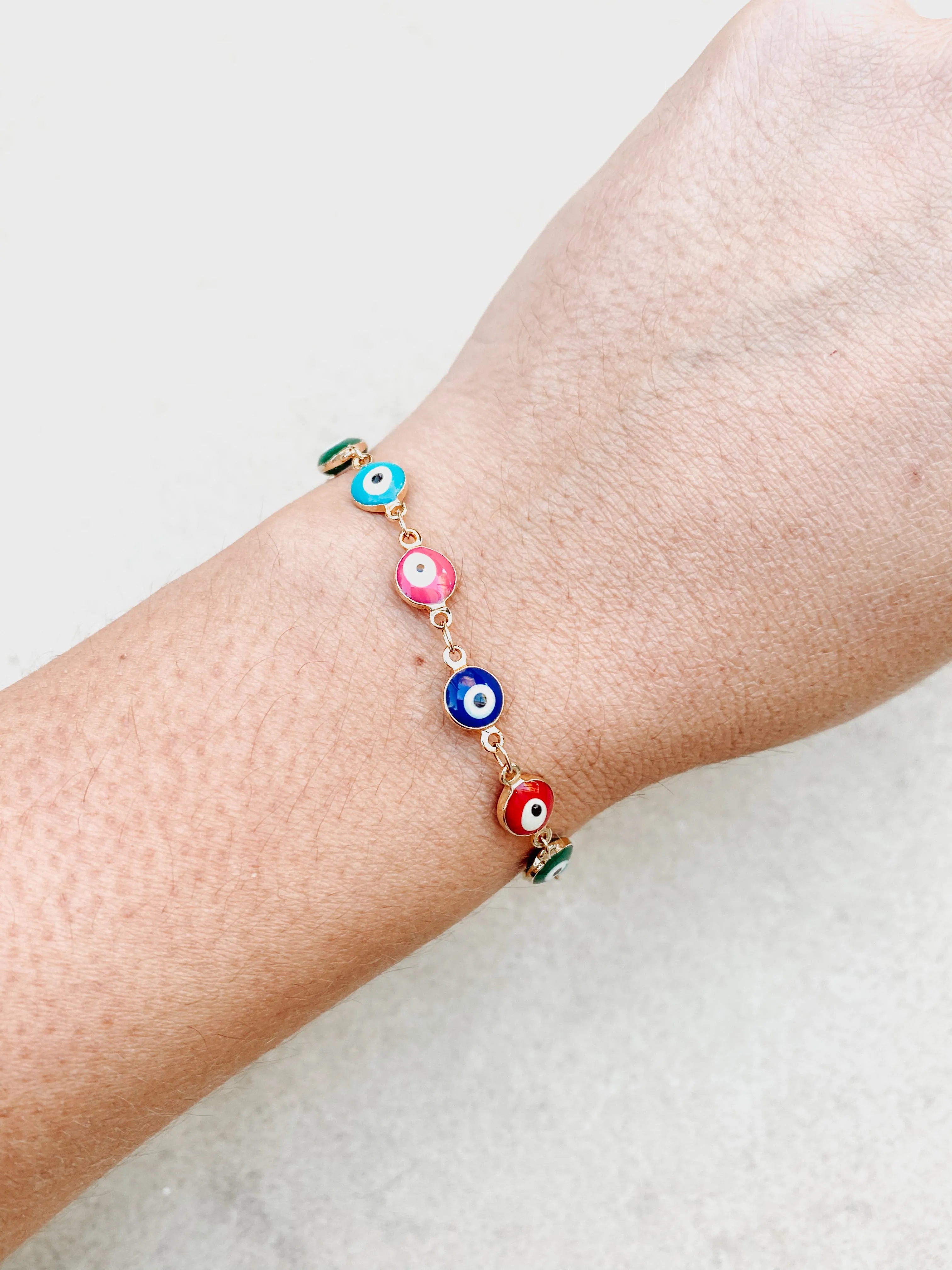 Colorful Eye Bracelet