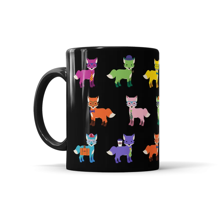 Colorful Fox Mug