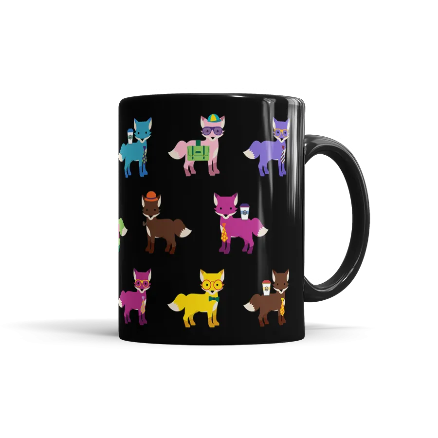 Colorful Fox Mug