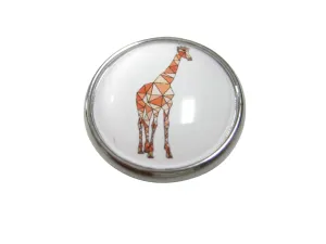 Colorful Geometric Giraffe Magnet
