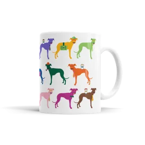 Colorful Greyhound Mug